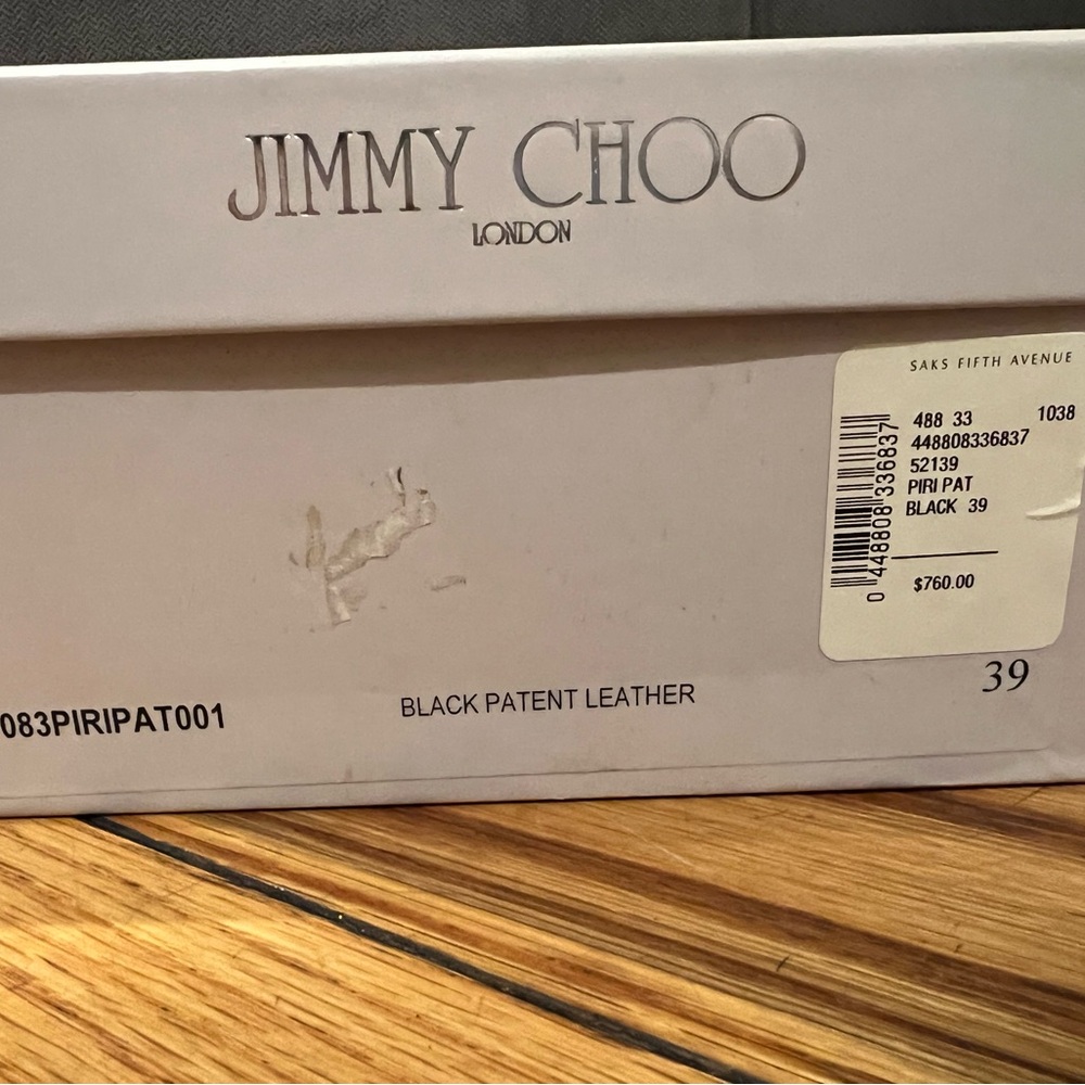 Jimmy Choo Black Patent Leather Heels